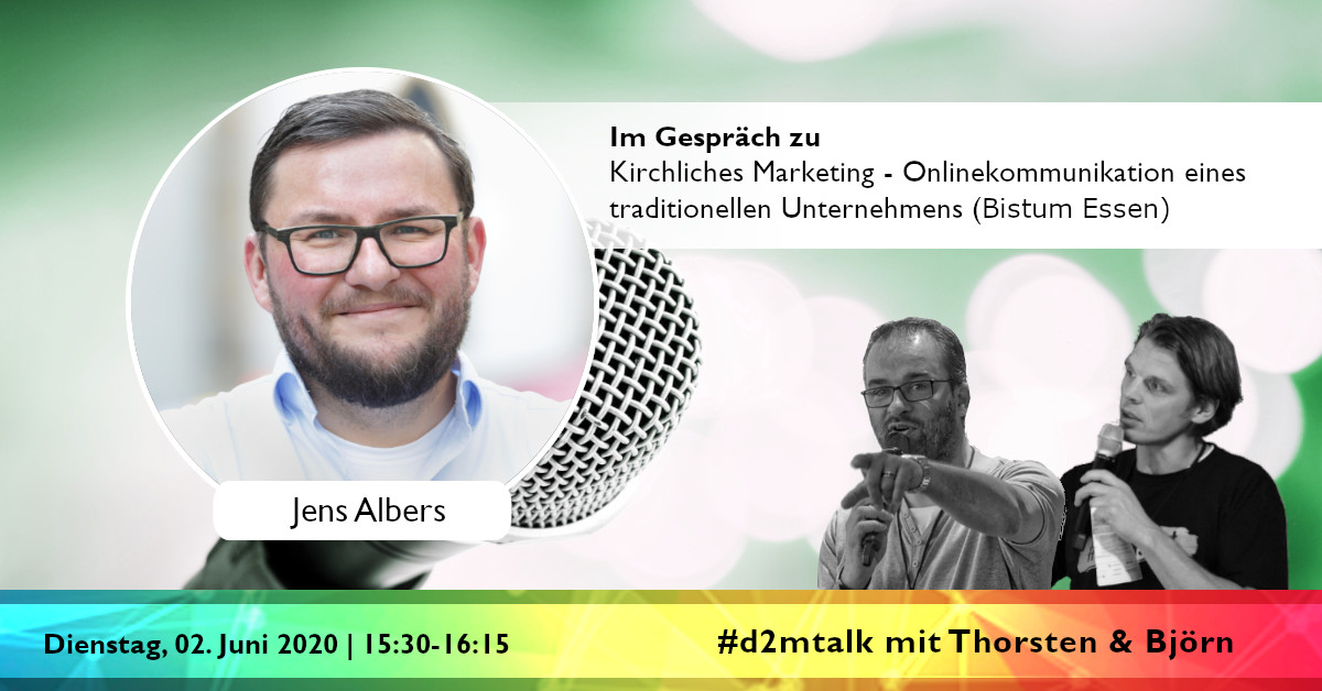 #d2mtalk – im Gespräch mit Jens Albers (Bistum Essen)