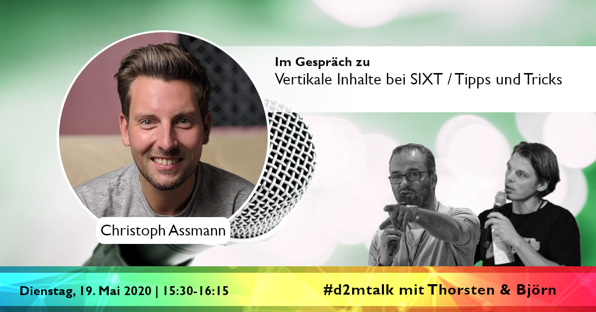 #d2mtalk 008 – im Gespräch mit Christoph Assmann (SIXT)