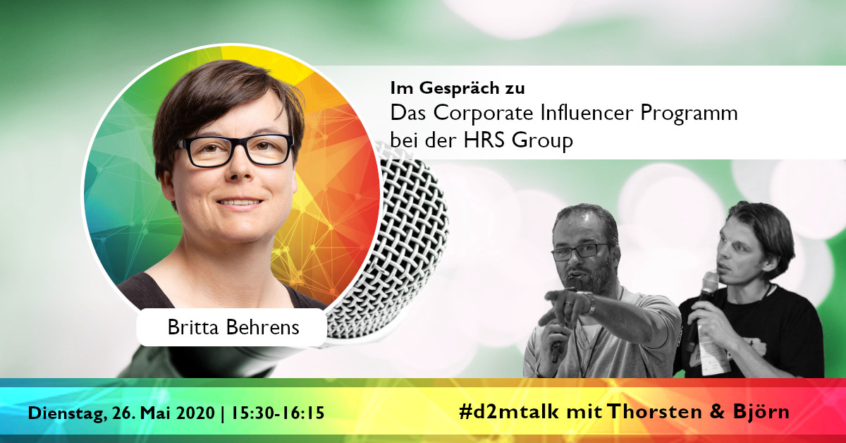 #d2mtalk 009 – im Gespräch mit Britta Behrens (HRS Group)