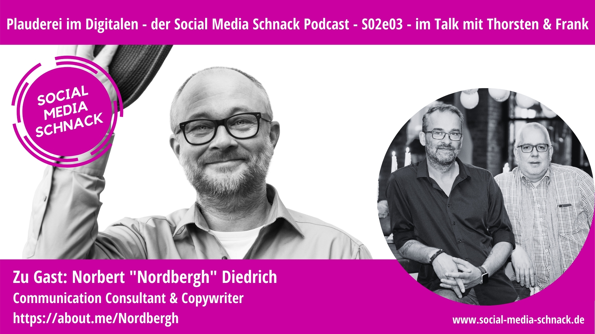 Podcast: Social Media Schnack – Im Gespräch mit Norbert „Nordbergh“ Diedrich