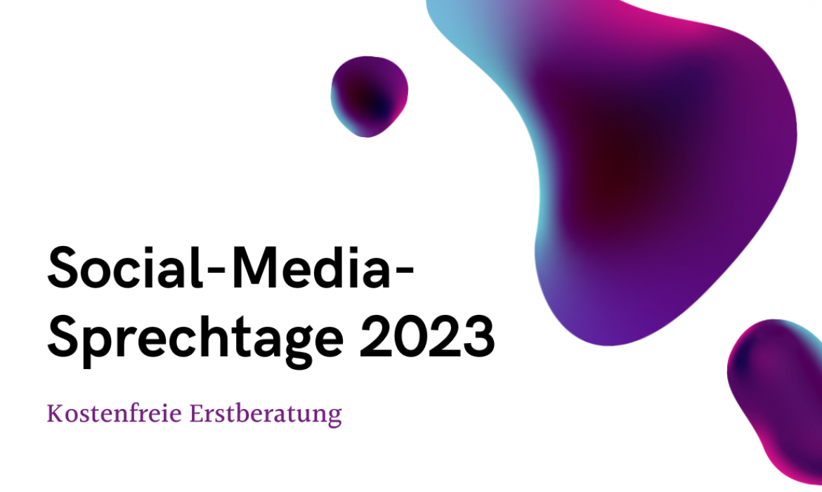 Social-Media-Sprechtage 2023 – kostenfrei
